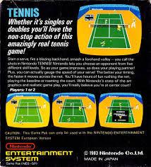 Tennis - NES - Used