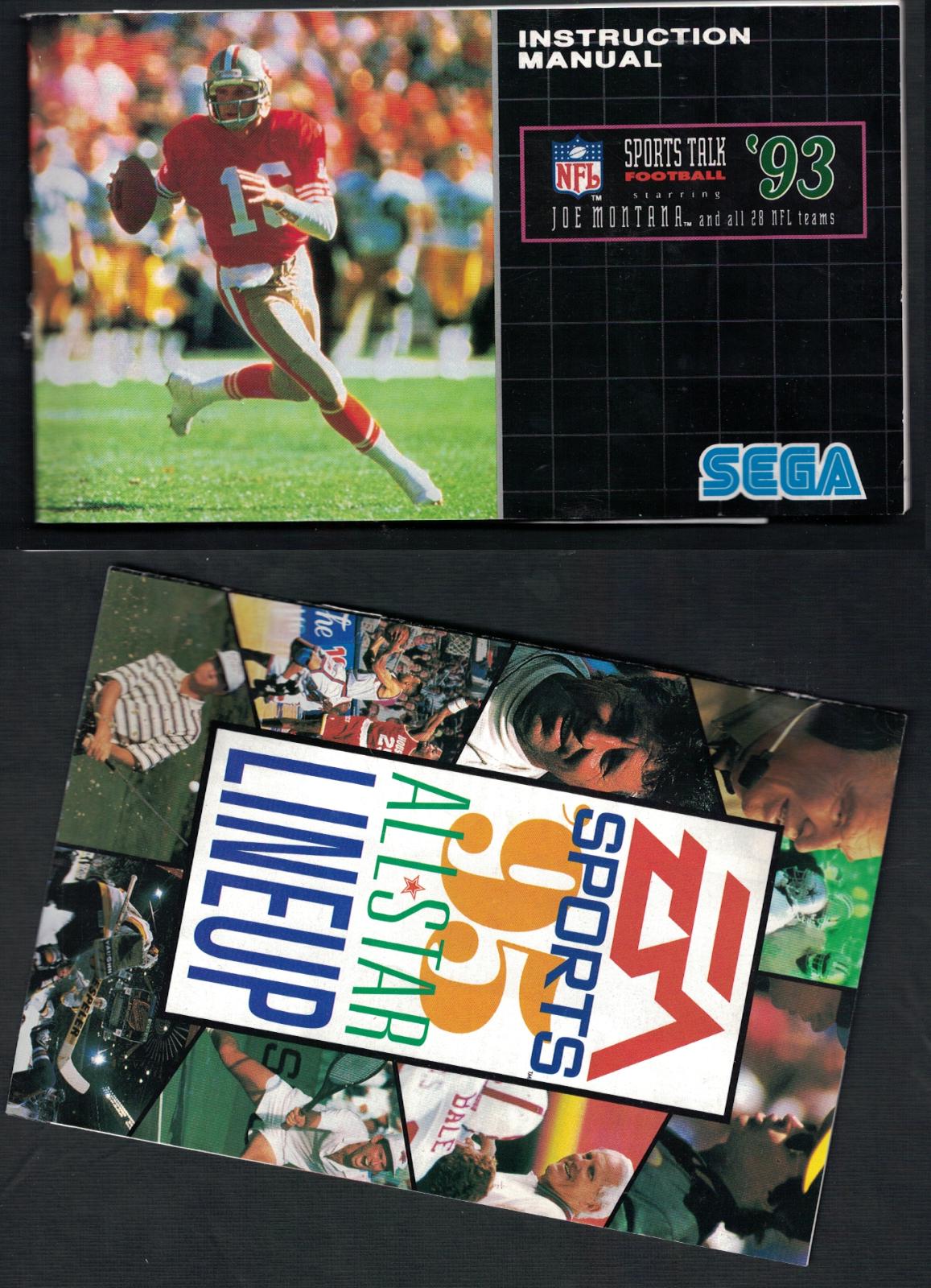 Sports Talk Football '93 Starring Joe Montana - Genesis - Used
