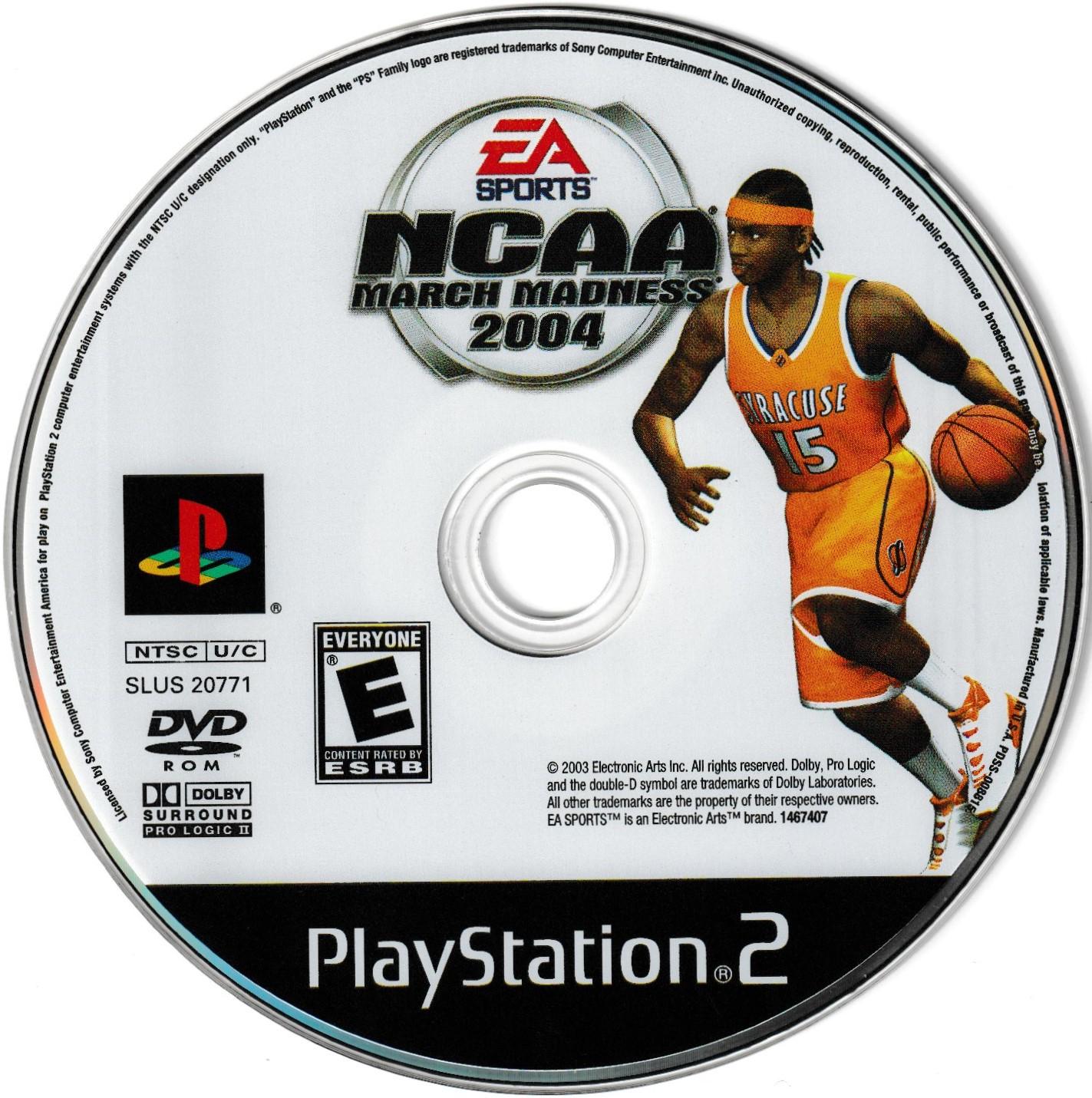 NCAA March Madness 2004 - PS2 Game - Used