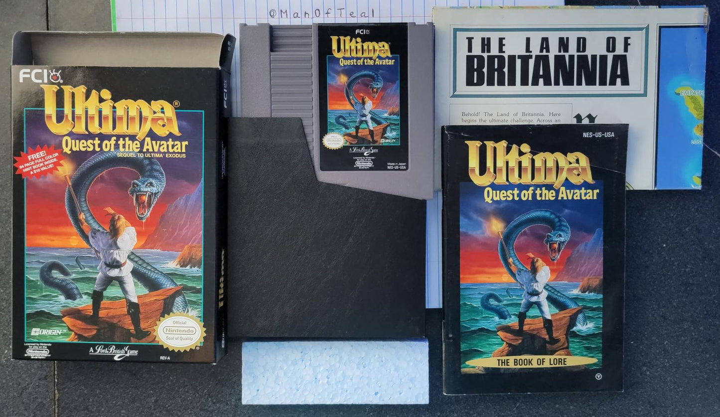 Ultima Quest of the Avatar - NES - Used