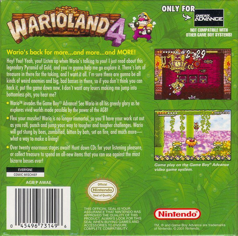 Wario Land 4 - GBA - Used