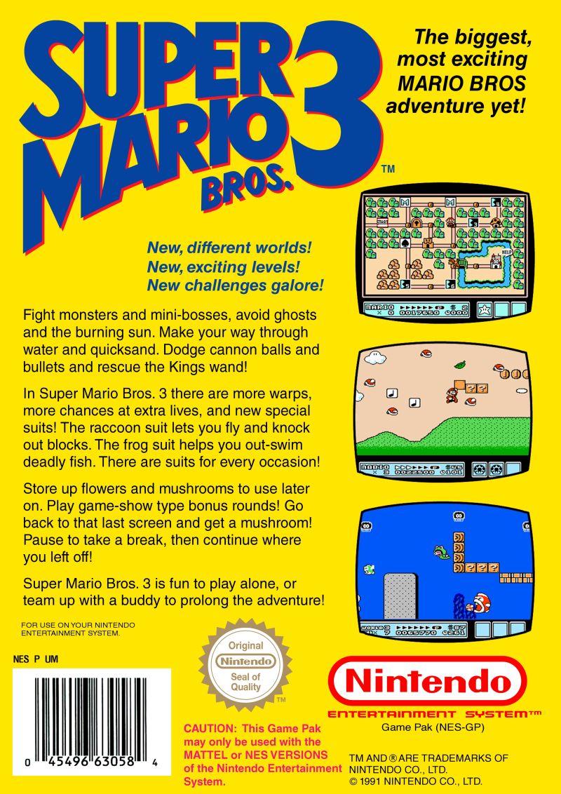Super Mario Bros 3 - NES - Used