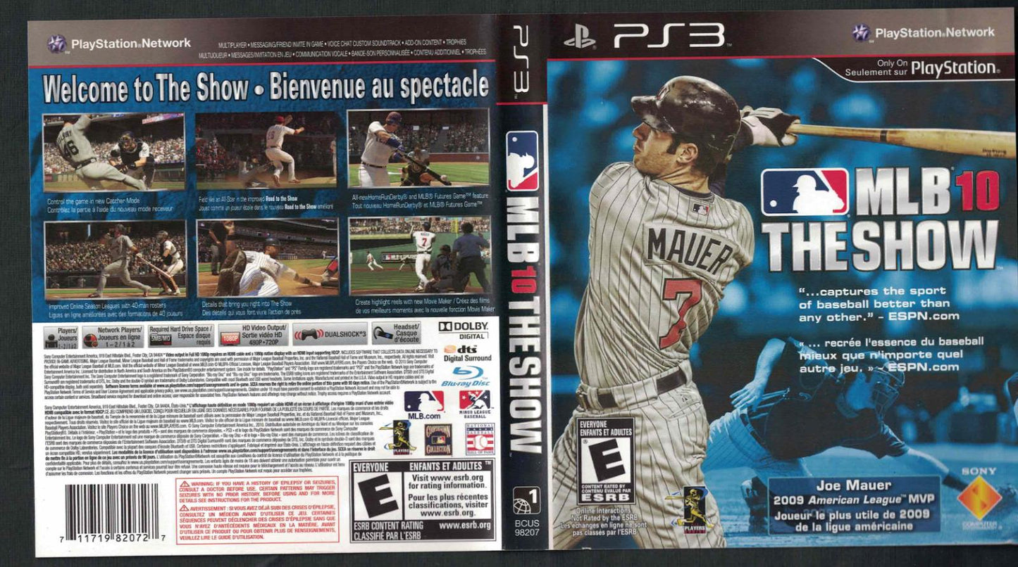 MLB 10 The Show - PS3 Game - New