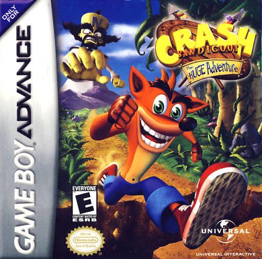 Crash Bandicoot the Huge Adventure - GBA - Used