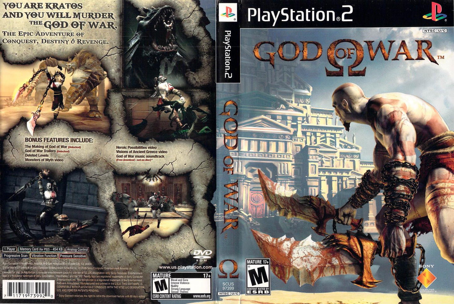 God of War - PS2 Game - Used