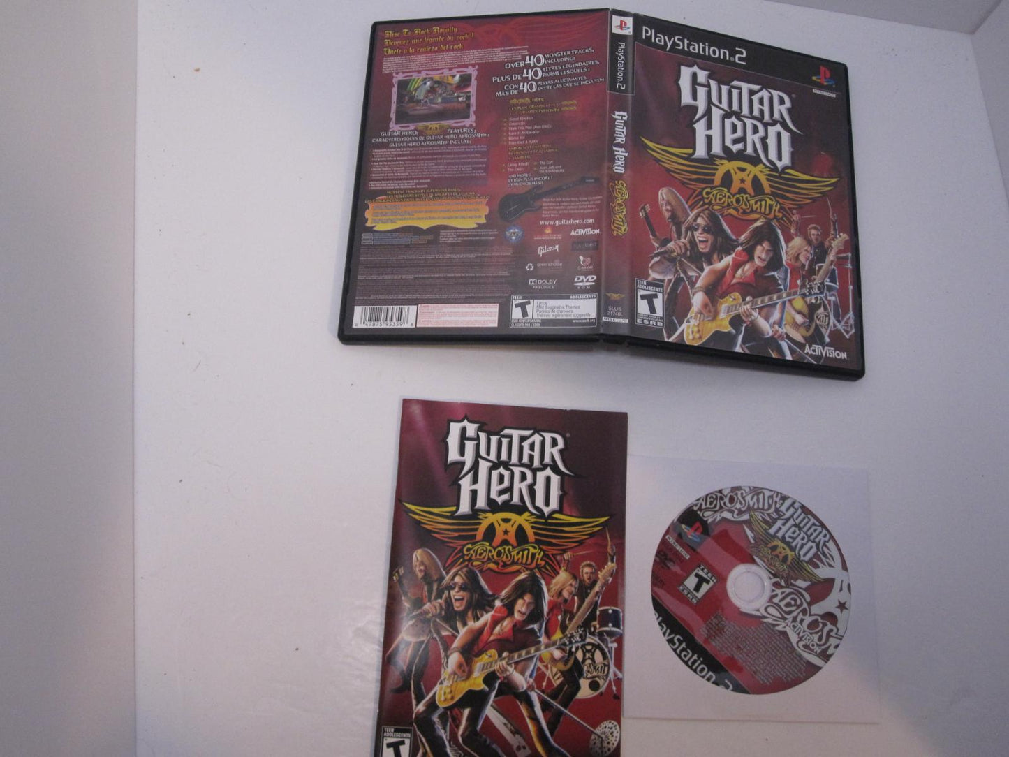 Guitar Hero Aerosmith - PS2 Game - Used