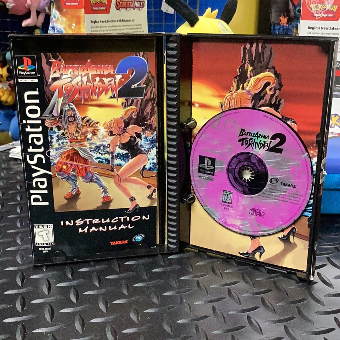 Battle Arena Toshinden 2 (Longbox) - PS1 Game - Used