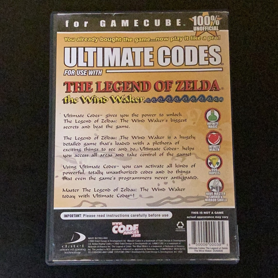 Ultimate Codes LoZ Wind Waker - Gamecube - Used