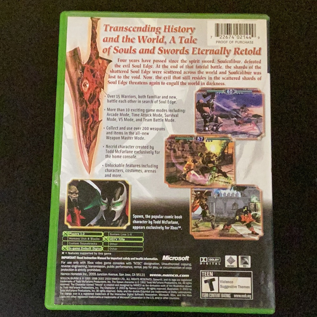 Soul Calibur 2 - Xbox - Used