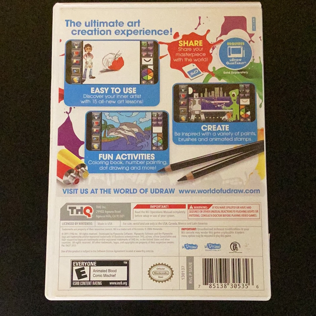 uDraw studio Instant Artist - Wii - Used