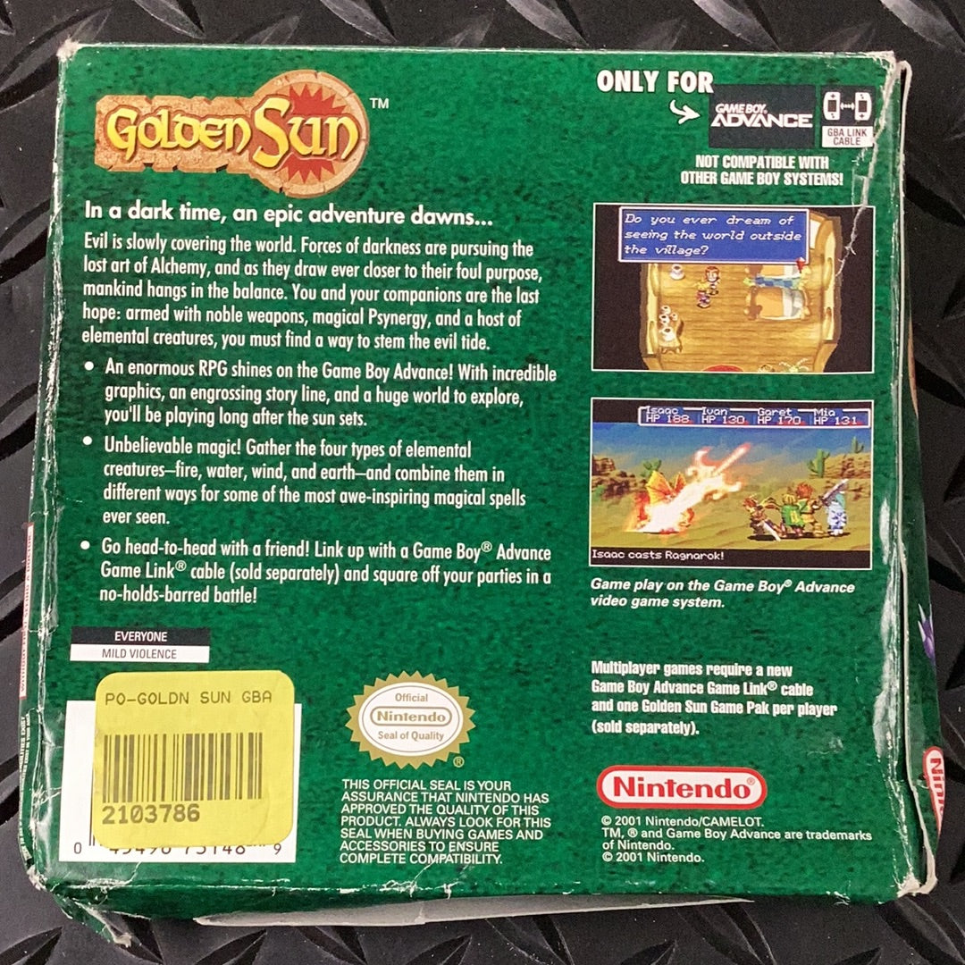 Golden Sun - GBA - Used