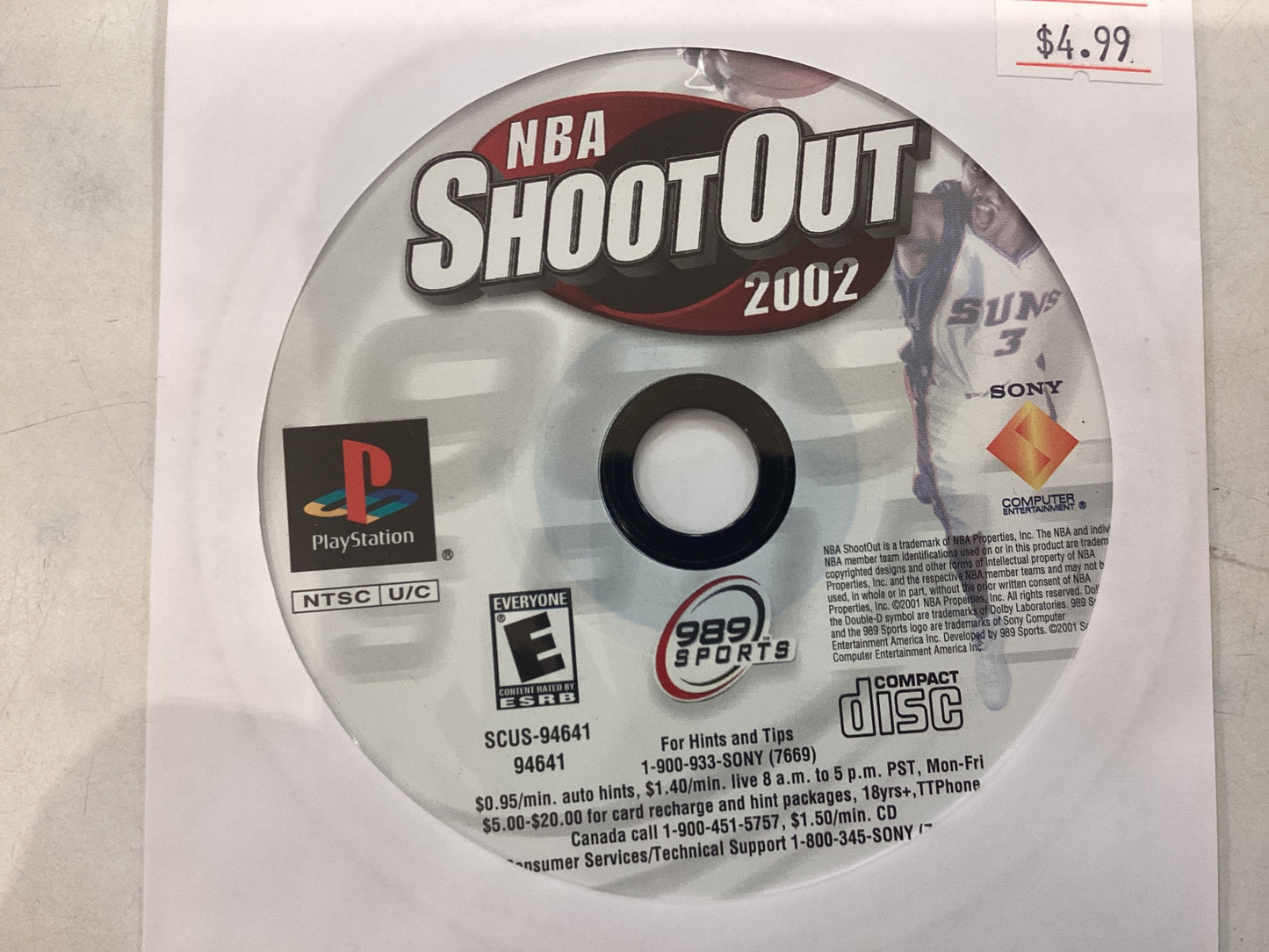 NBA Shoot Out 02 -PS1- Used