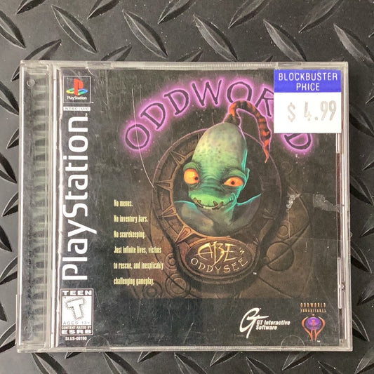Oddworld Abe’s Oddysee - PS1 Game - Used