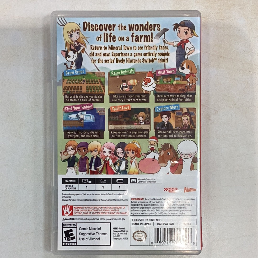 Story of Seasons Friends of Mineral Town - Switch - Used