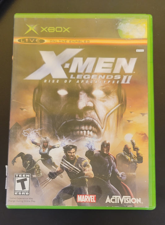 X - Men Legends 2 Rise of Apocalypse- Xbox- Used