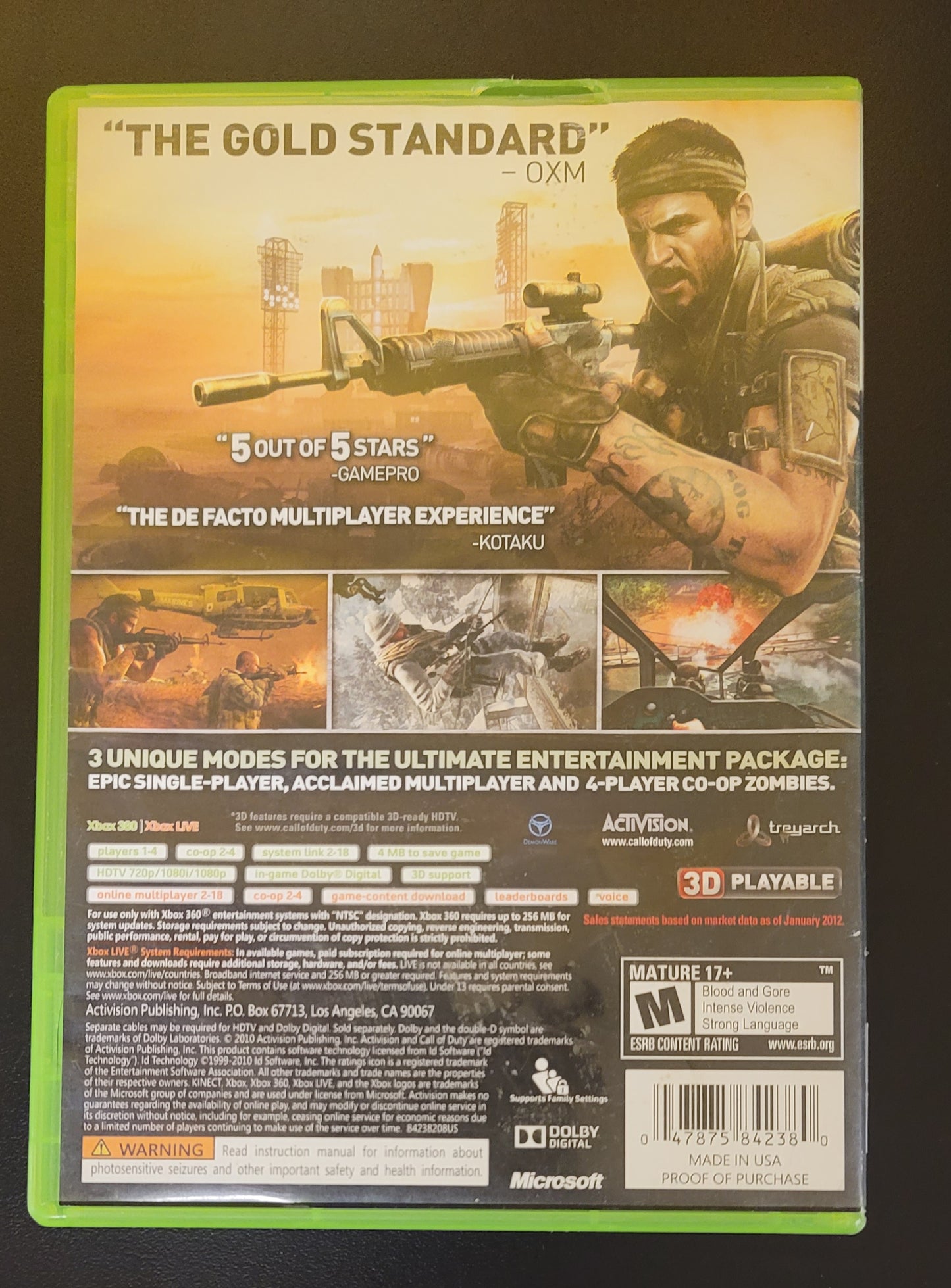 Call of Duty Black Ops - Xb360 - Used