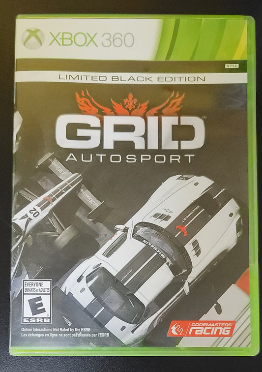 GRID Autosport Limited Black Edition - Xb360 - Used