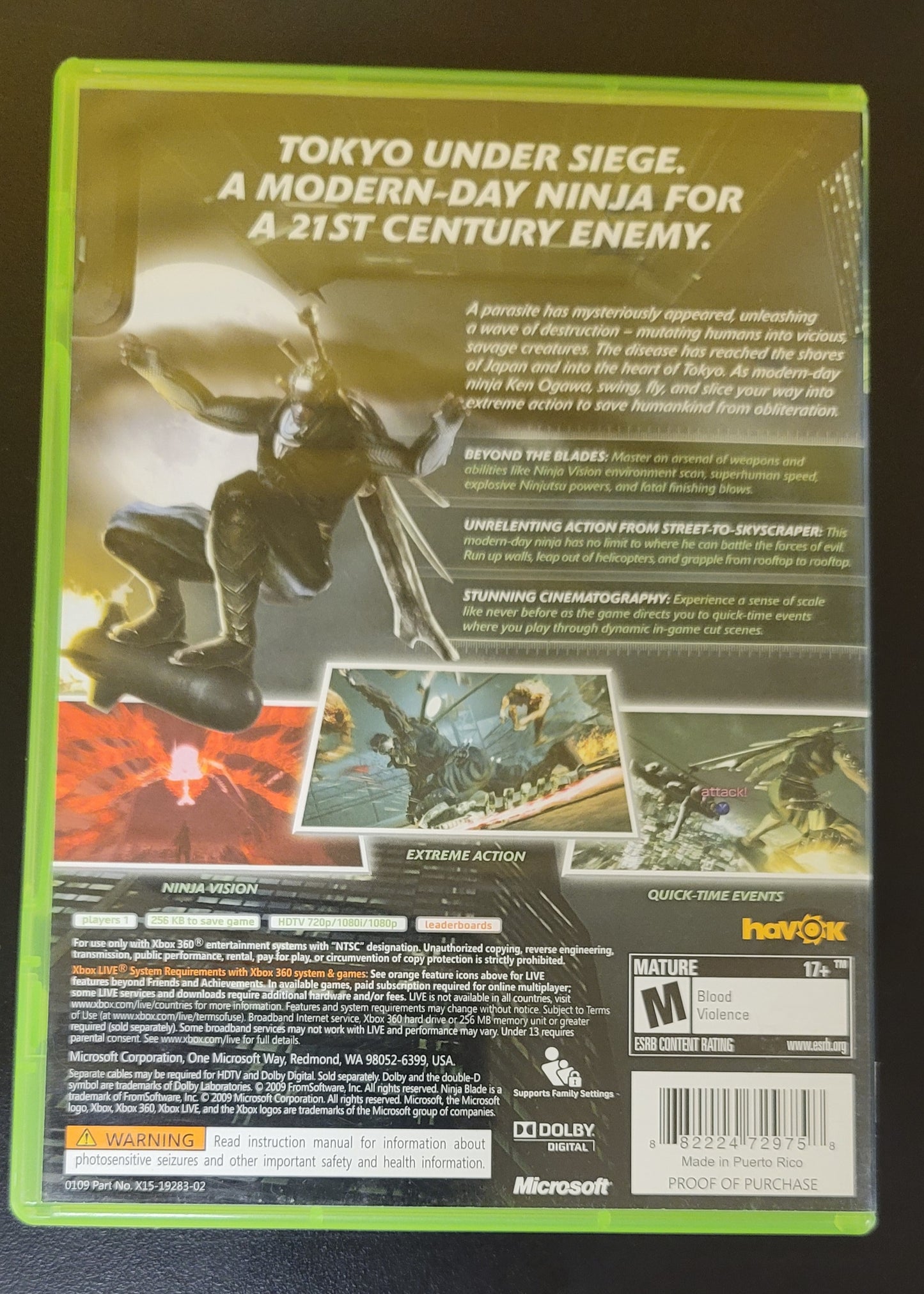 Ninja Blade - Xb360 - Used