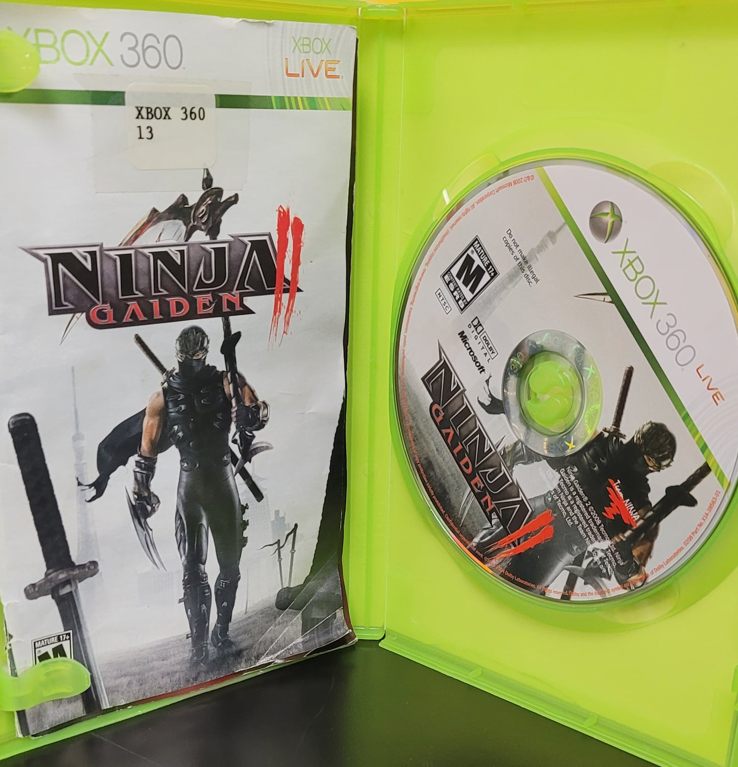 Ninja Gaiden 2 - Xb360 - Used