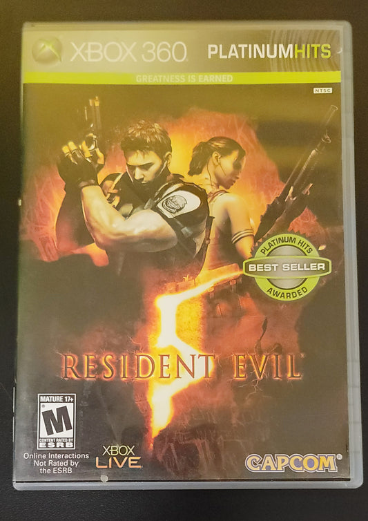 Resident Evil 5 - Xb360 - Used