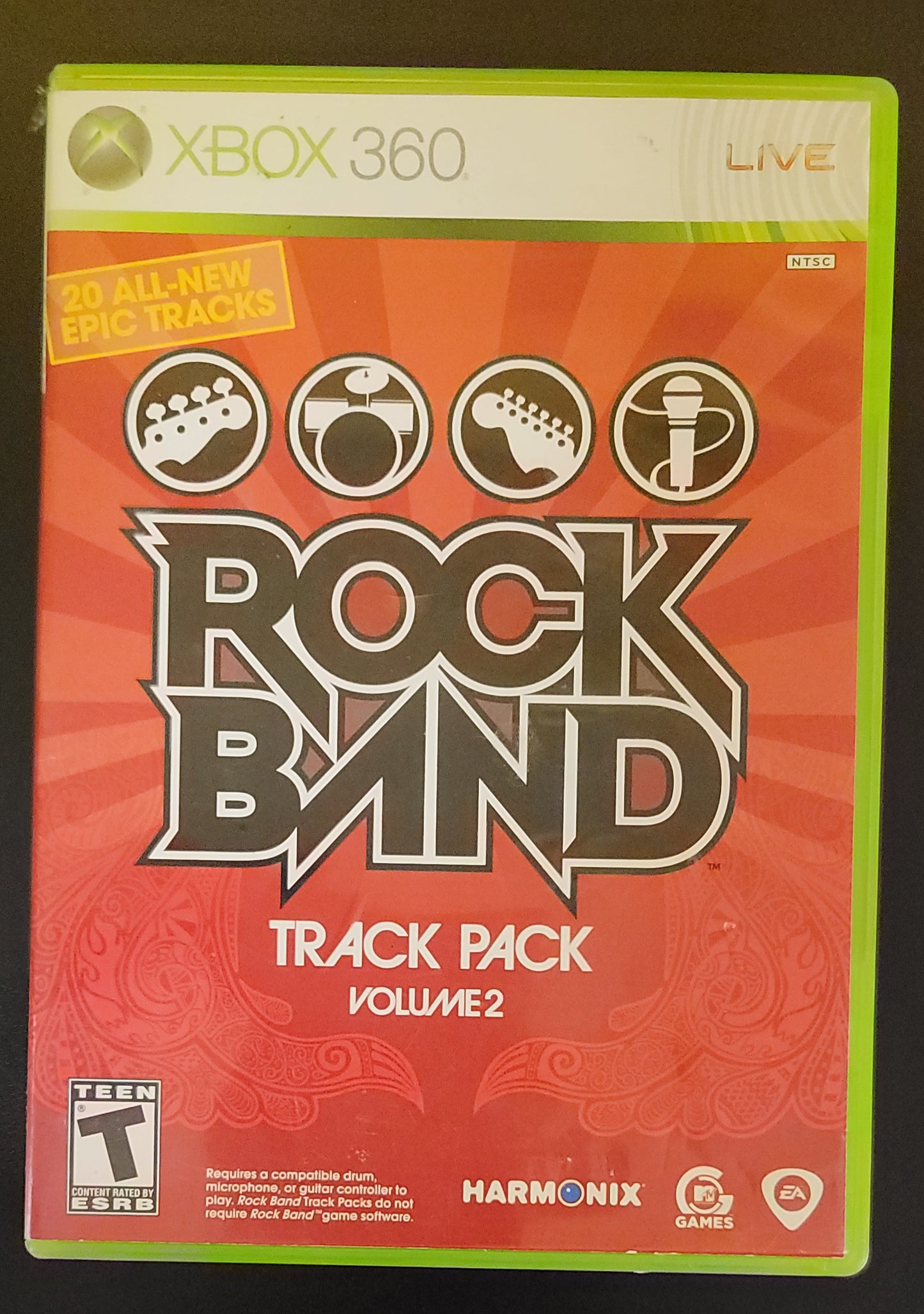 Rock Band Track Pack Volume 2 - Xb360 - Used