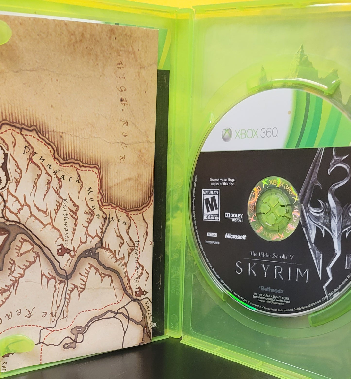 Skyrim, Elder Scrolls 5 - Xb360 - Used