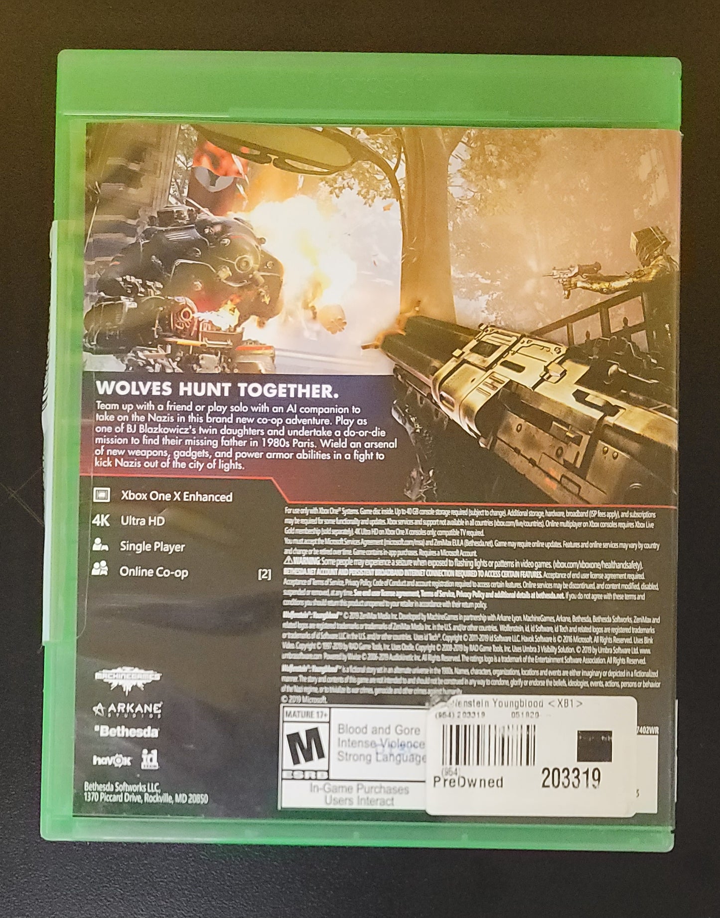 Wolfenstein Youngblood - Xb1 - Used