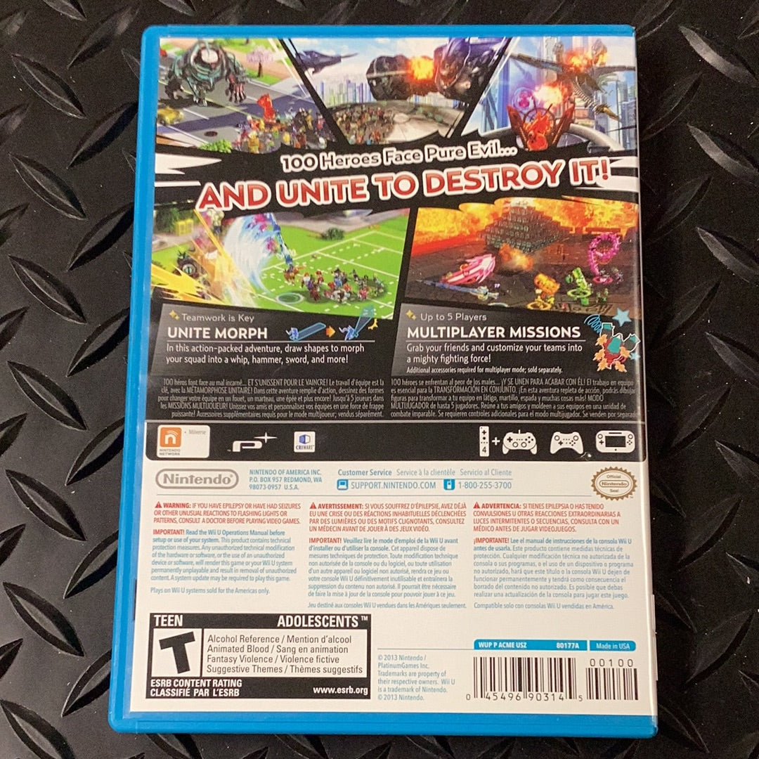 The Wonderful 101 - Wii U - Used