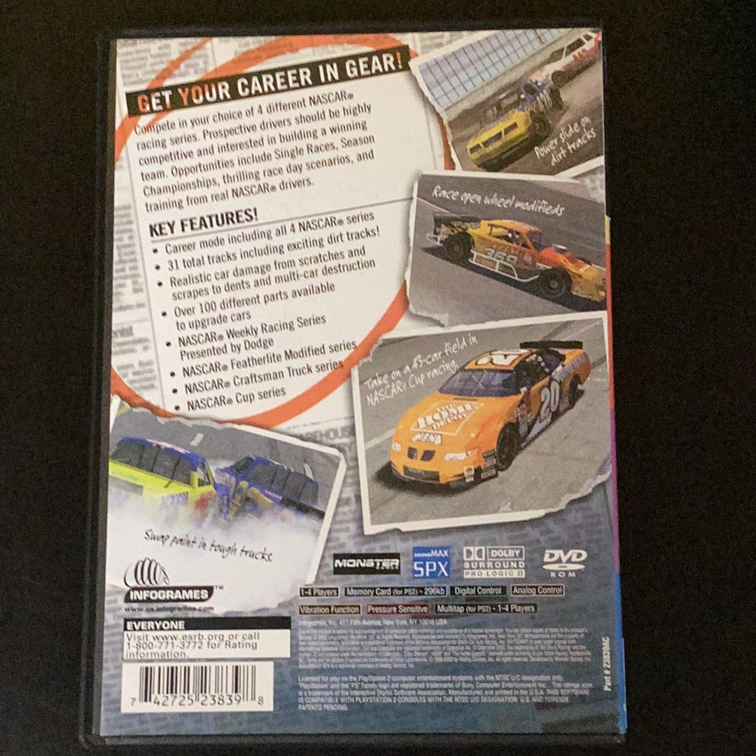 NASCAR Dirt to Daytona - PS2 Game - Used