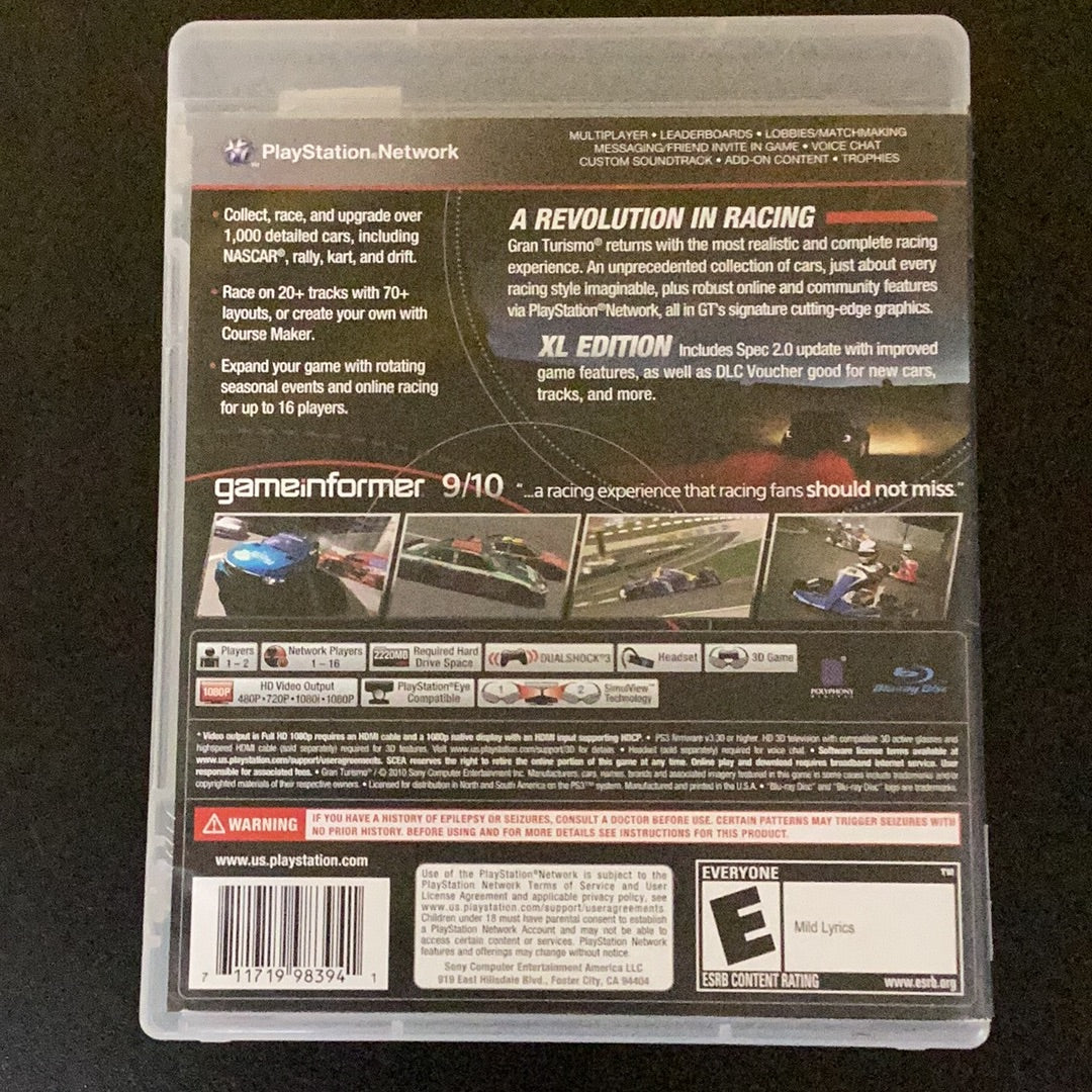 Gran Turismo 5 XL Edition - PS3 Game - Used