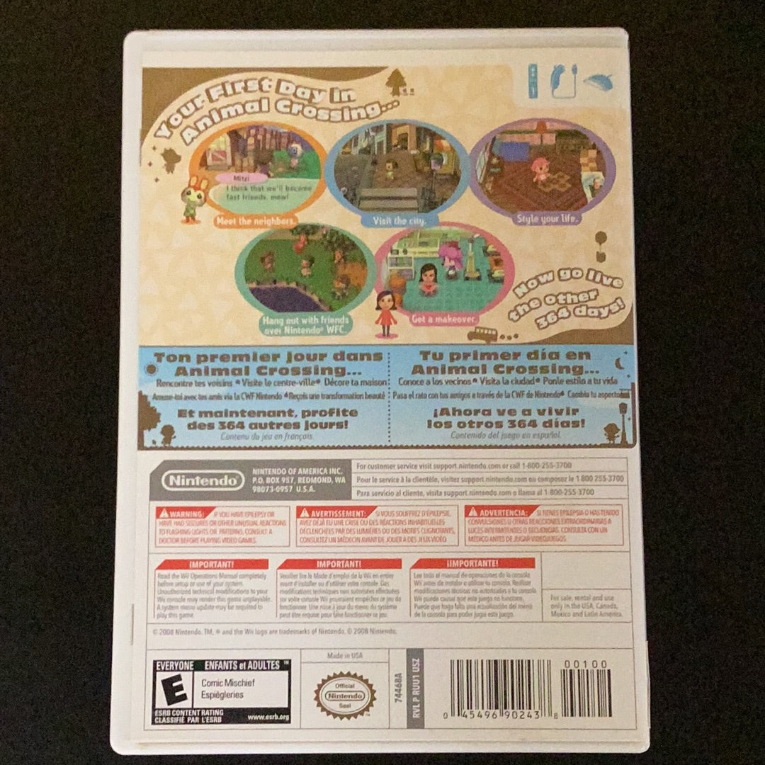 Animal Crossing City Folk (Nintendo Selects) - Wii - Used