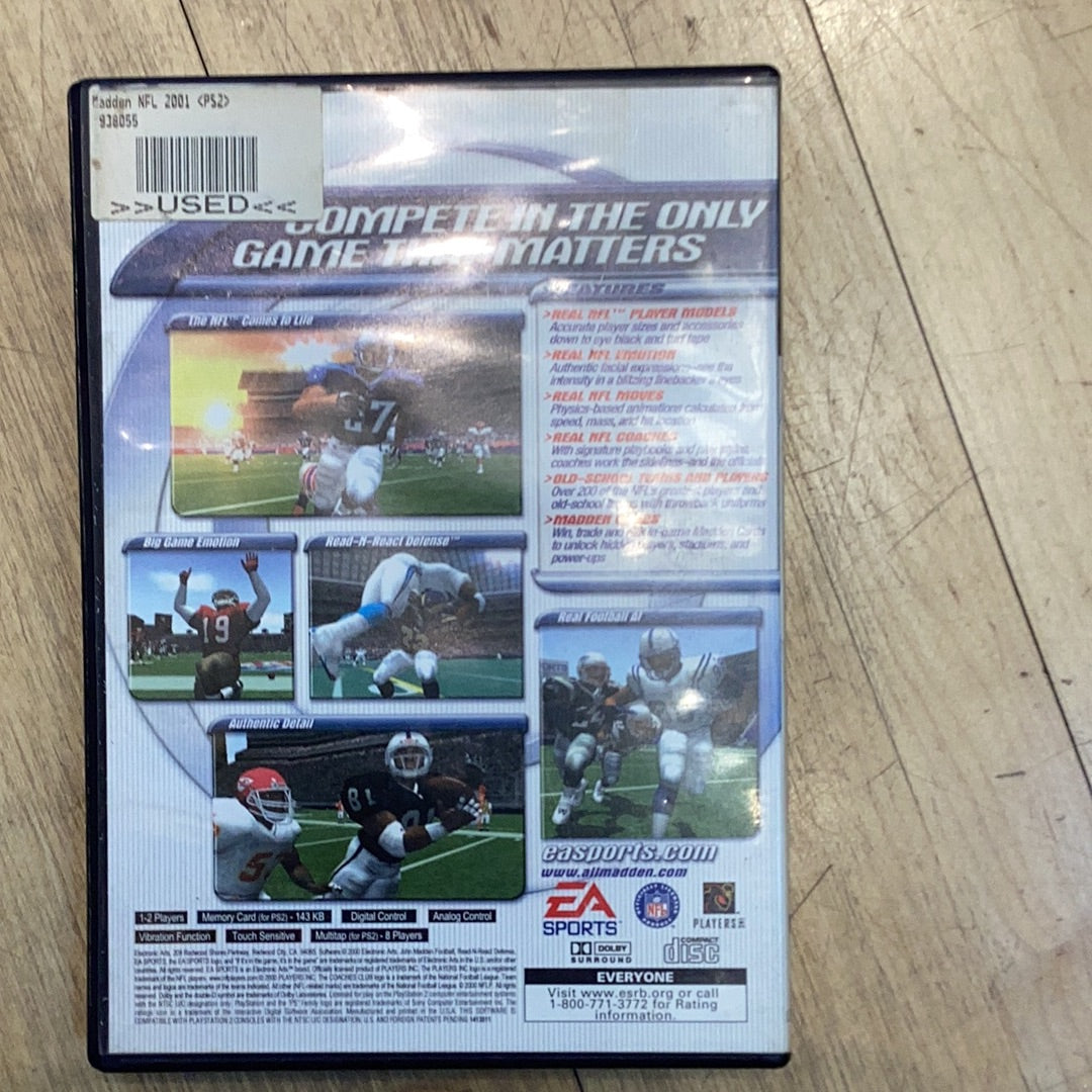 Madden 2001 - PS2 - Used