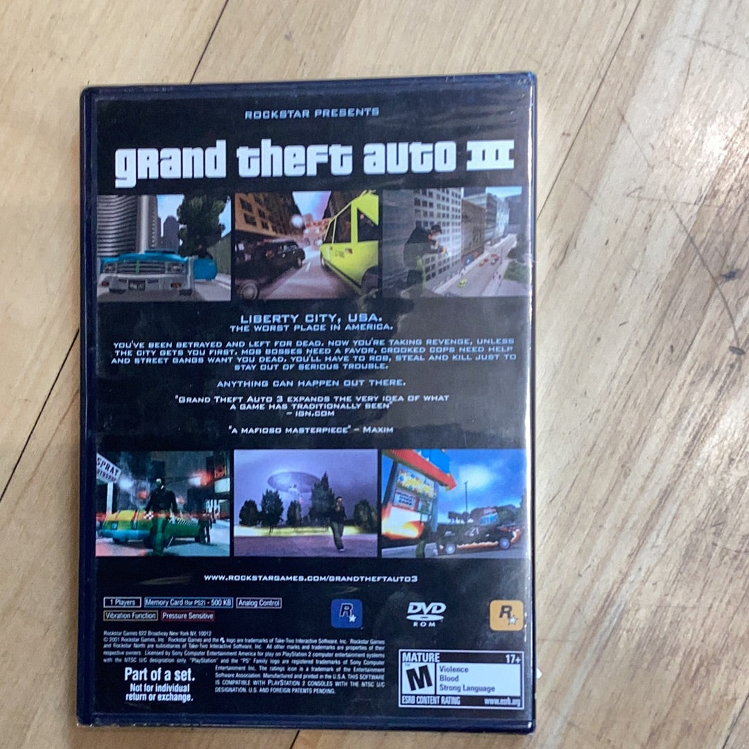 Grand Theft Auto 3 - PS2 - New