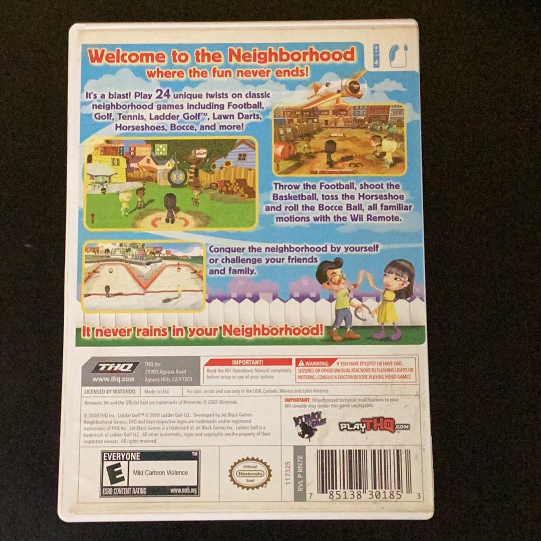 Neighborhood Games - Wii - Used