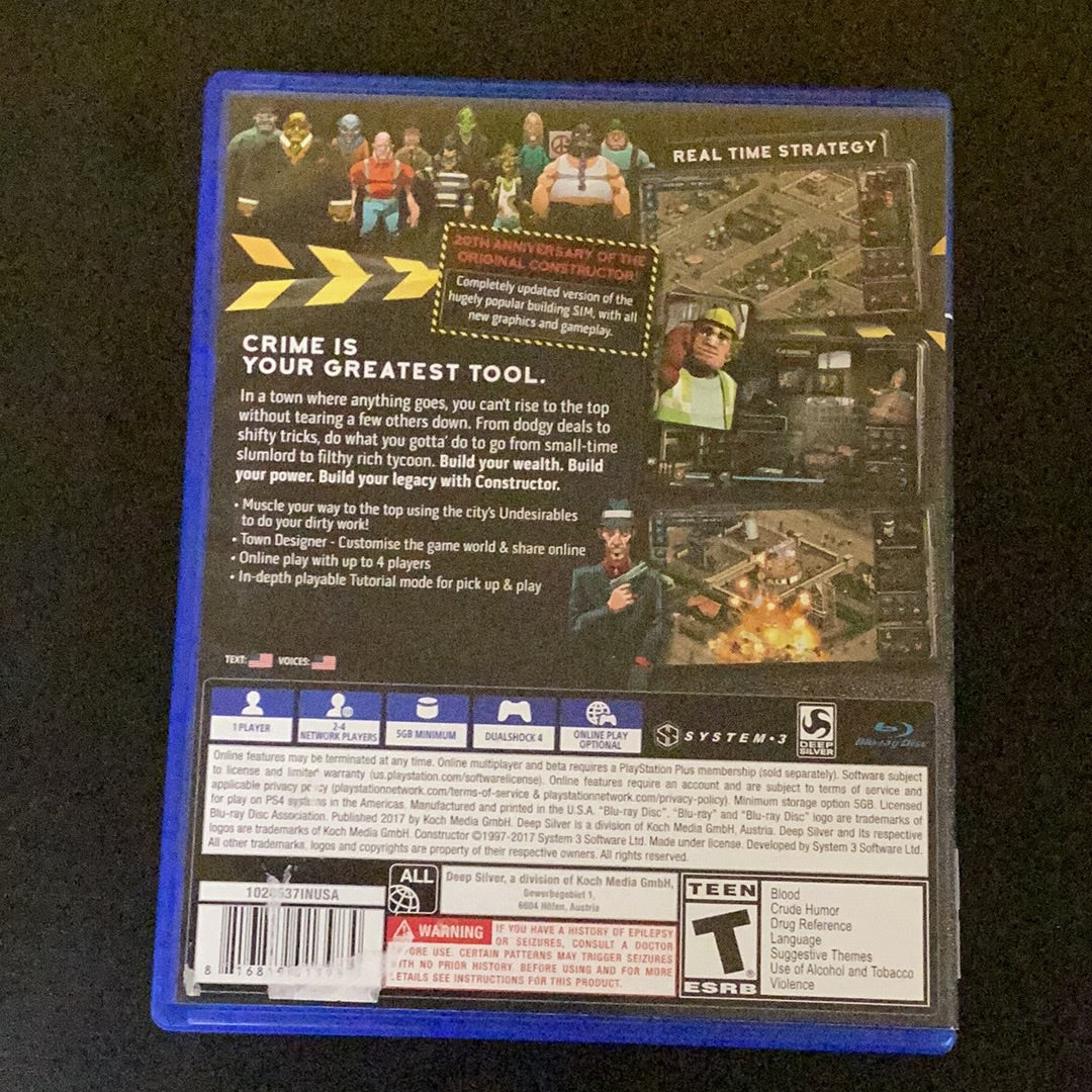 Constructor - PS4 Game - Used