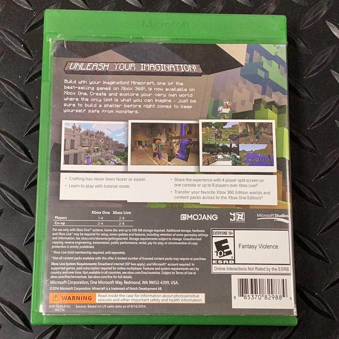 Minecraft Xbox One Edition - Xb1 - Used