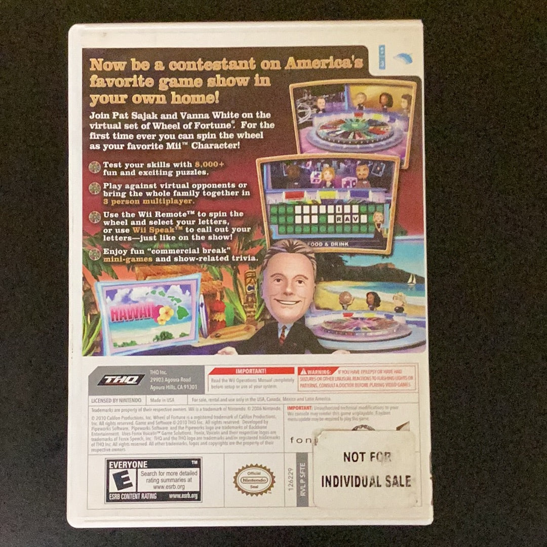 Wheel of Fortune - Wii - Used