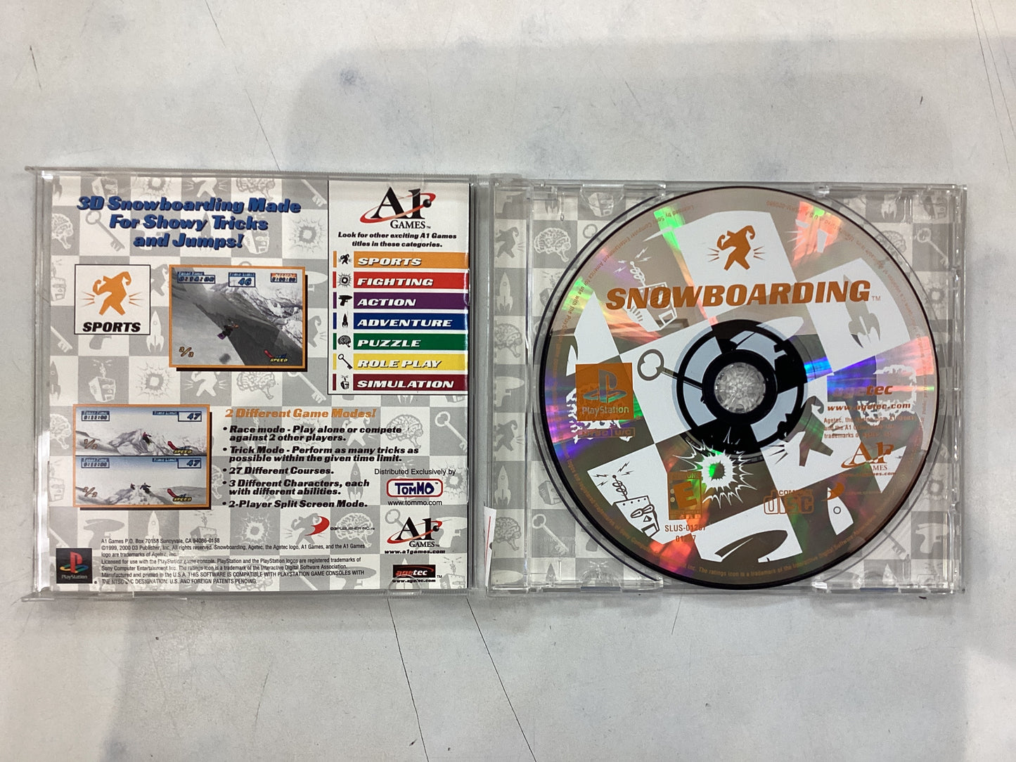 Snowboarding- PS1- Used