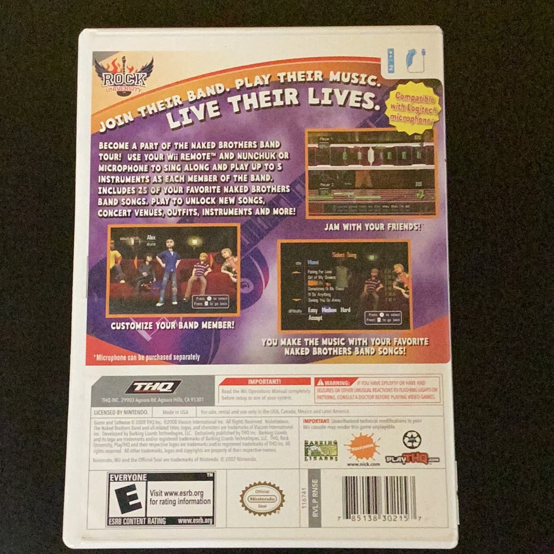 The Naked Brothers Band Videogame - Wii - Used