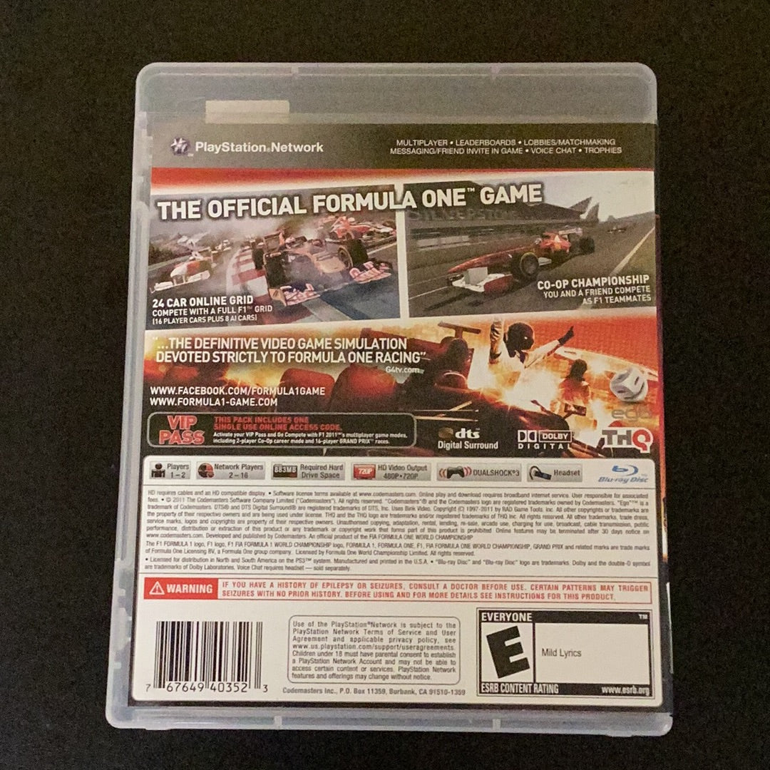 Formula 1 2011 - PS3 Game - Used