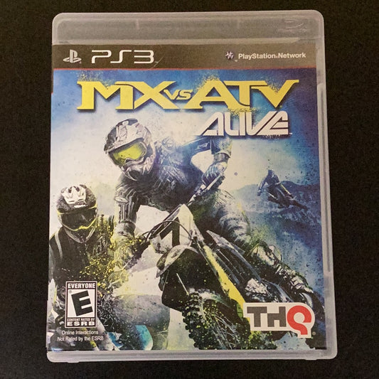 Mx Vs  ATV Alive - PS3 Game - Used