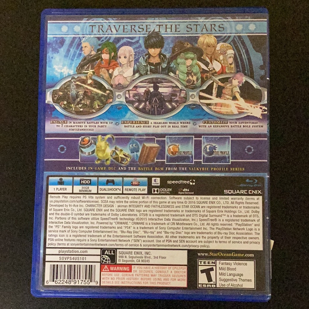 Star Ocean Integrity and Faithfulness - PS4 Game - Used