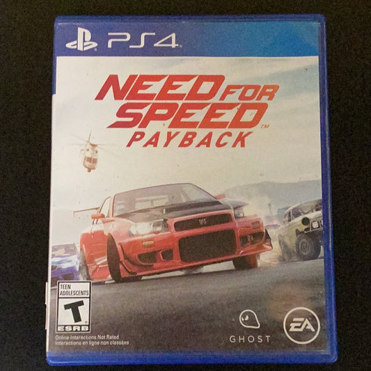 Need for Speed Payback - PS4 - Used