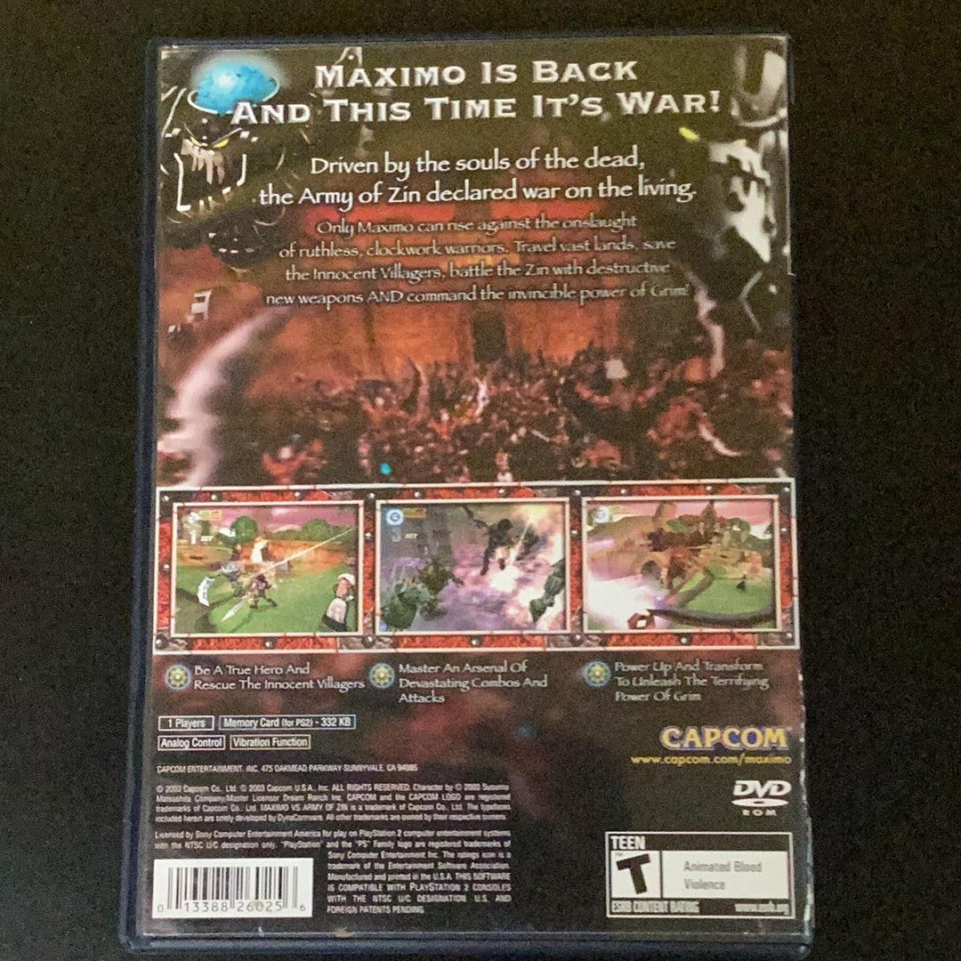 Maximo VS Army of Zin - PS2 - Used