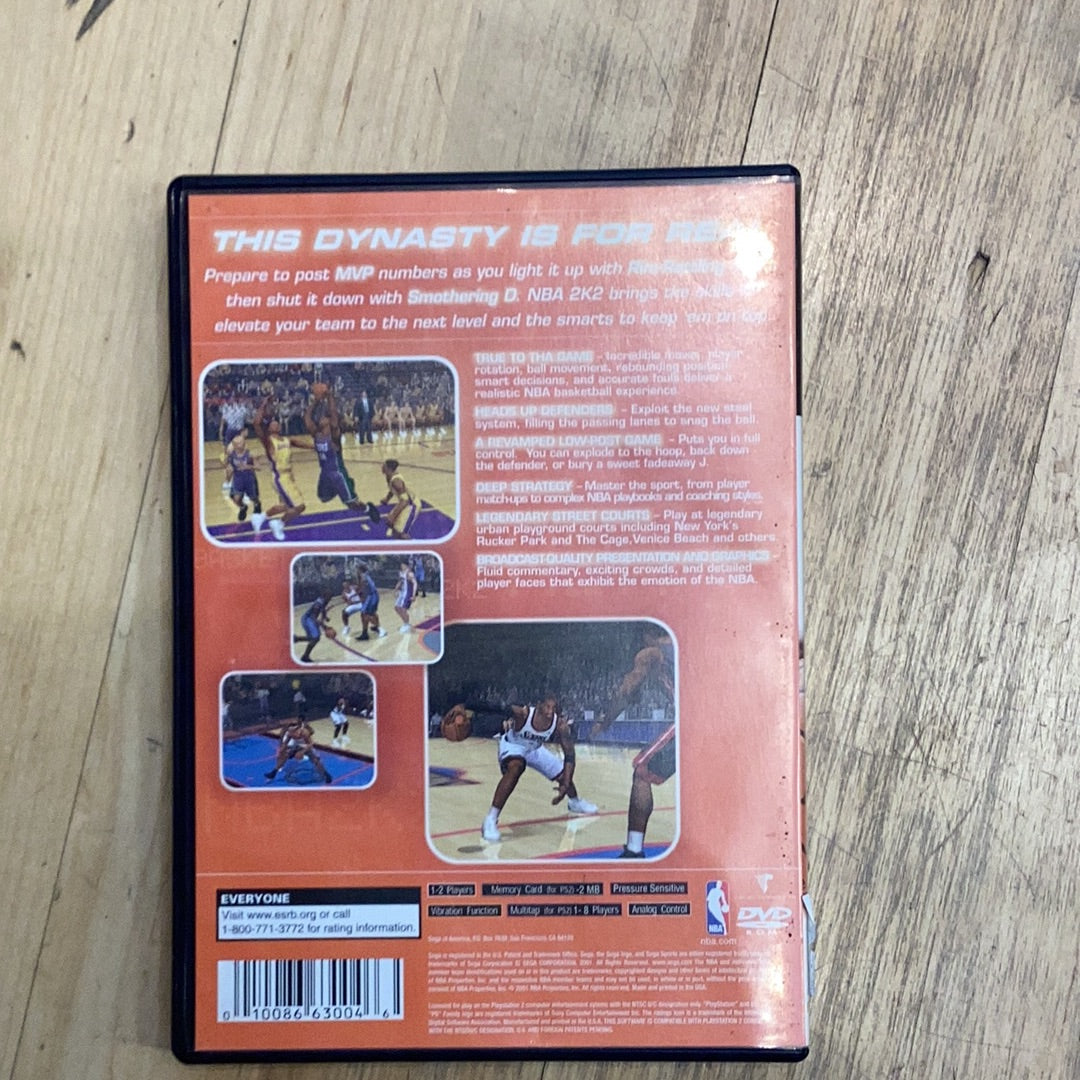 NBA 2K2 - PS2 - Used