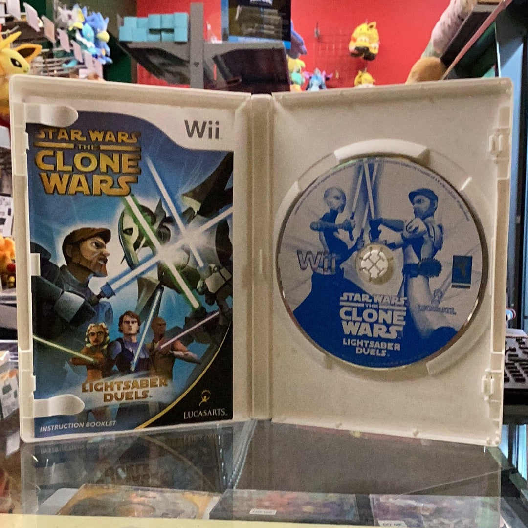 Star Wars The Clone Wars Lightsaber Duels - Wii - Used