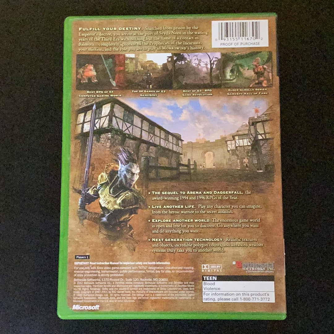 The Elder Scrolls 3 Morrowind - Xbox - Used