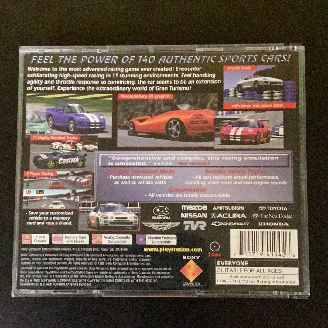 Gran Turismo - PS1 Game - Used