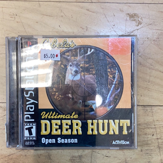 Cabela’s Ultimate Deer Hunt - PS1 -Used