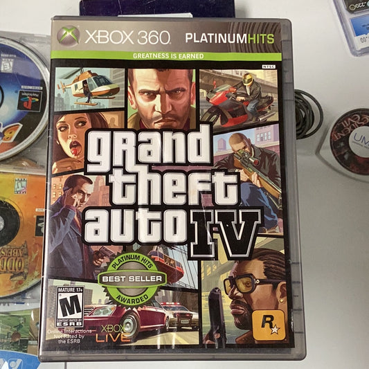 Grand Theft Auto 4 (Platinum Hits) - Xb360 - Used